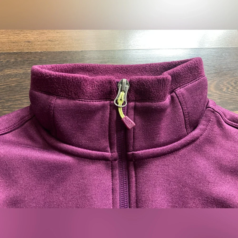 North Face Purple Full-Zip Jacket - Picture 5 of 9
